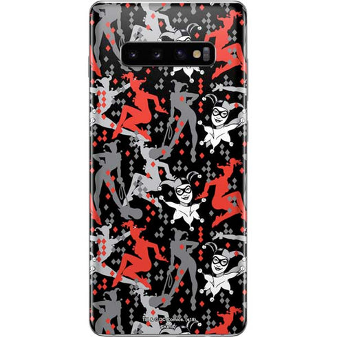 DC Comics Harley Quinn All Over Print Galaxy S10 Plus Skin