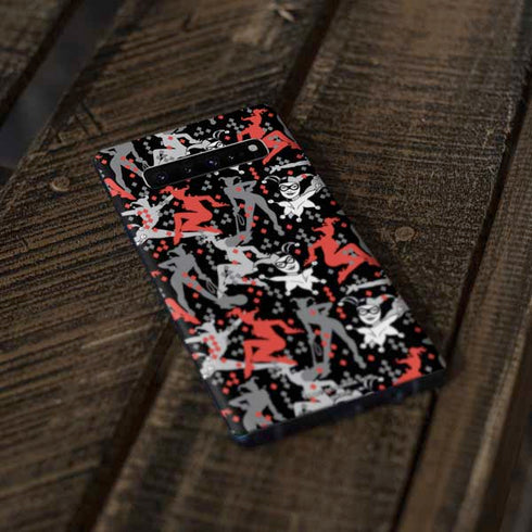 DC Comics Harley Quinn All Over Print Galaxy S10 Plus Skin