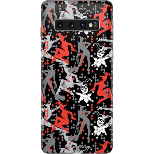DC Comics Harley Quinn All Over Print Galaxy S10 Skin