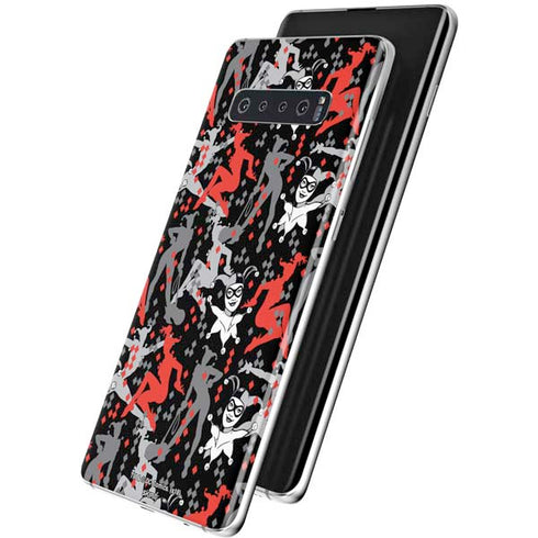 DC Comics Harley Quinn All Over Print Galaxy S10 Skin