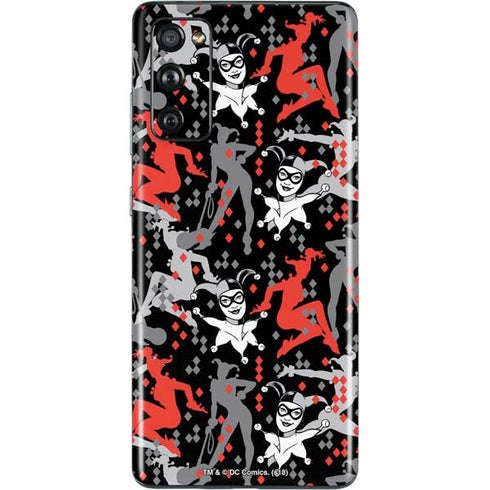 DC Comics Harley Quinn All Over Print Galaxy S20 Fan Edition Skin