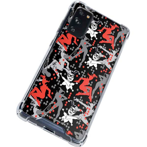 DC Comics Harley Quinn All Over Print Galaxy S20 FE Clear Case