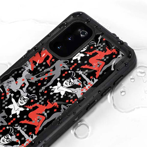 DC Comics Harley Quinn All Over Print Galaxy S20 Waterproof Case