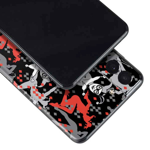 DC Comics Harley Quinn All Over Print Galaxy S21 Plus 5G Skin