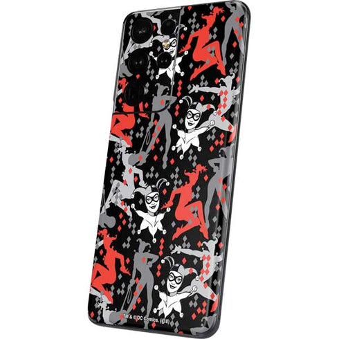 DC Comics Harley Quinn All Over Print Galaxy S21 Ultra 5G Skin