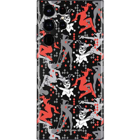 DC Comics Harley Quinn All Over Print Galaxy S22 Ultra Skin