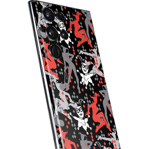 DC Comics Harley Quinn All Over Print Galaxy S22 Ultra Skin