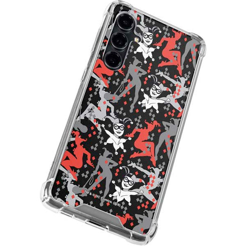 DC Comics Harley Quinn All Over Print Galaxy S23 FE Clear Case