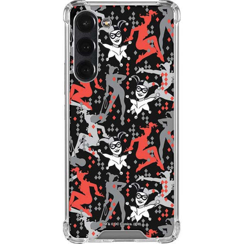 DC Comics Harley Quinn All Over Print Galaxy S23 Plus Clear Case