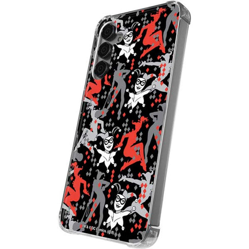 DC Comics Harley Quinn All Over Print Galaxy S24 Plus Clear Case