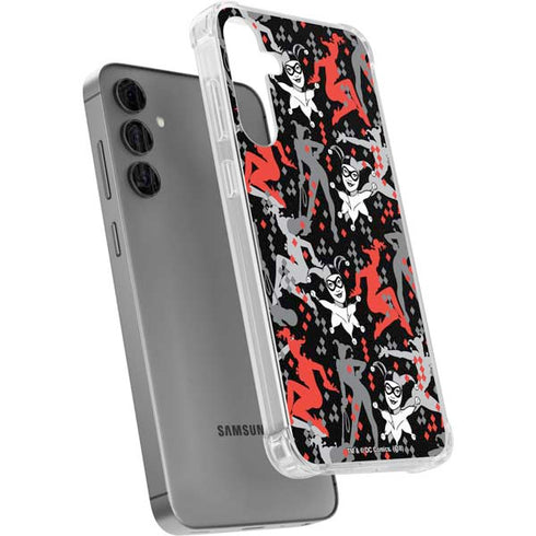 DC Comics Harley Quinn All Over Print Galaxy S24 Plus Clear Case