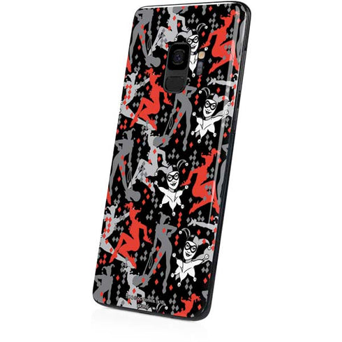 DC Comics Harley Quinn All Over Print Galaxy S9 Skin