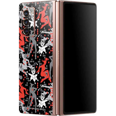 DC Comics Harley Quinn All Over Print Galaxy Z Fold2 5G Skin