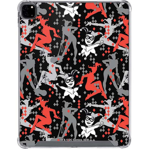 DC Comics Harley Quinn All Over Print iPad Pro 12.9in (2020) Clear Case