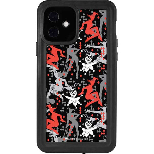 DC Comics Harley Quinn All Over Print iPhone 12 Waterproof Case