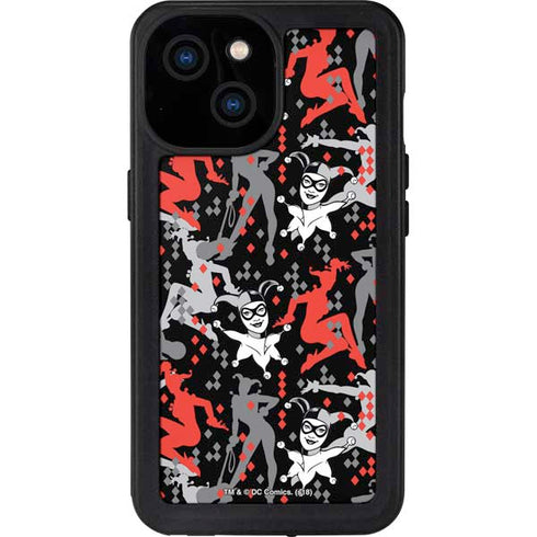 DC Comics Harley Quinn All Over Print iPhone 13 Mini Waterproof Case