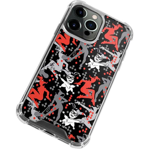 DC Comics Harley Quinn All Over Print iPhone 13 Pro Max Clear Case