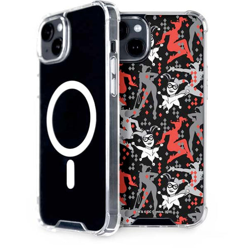 DC Comics Harley Quinn All Over Print iPhone 14 Plus MagSafe Case