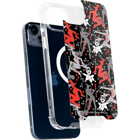 DC Comics Harley Quinn All Over Print iPhone 15 Plus MagSafe Case