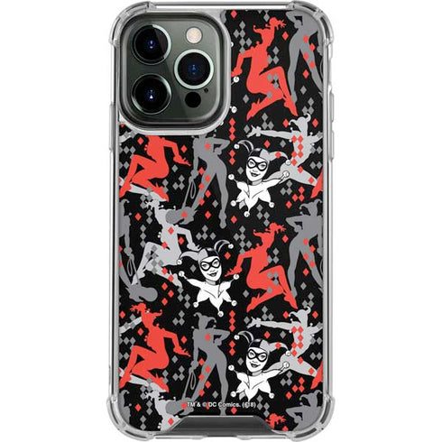 DC Comics Harley Quinn All Over Print iPhone 14 Pro Max Clear Case