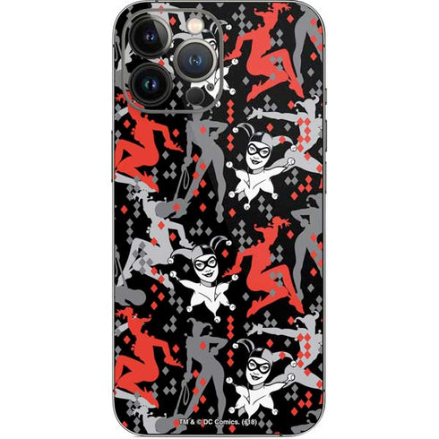 DC Comics Harley Quinn All Over Print iPhone 14 Pro Max Skin