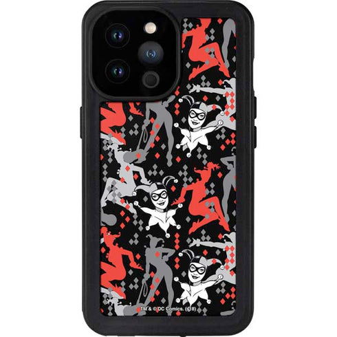 DC Comics Harley Quinn All Over Print iPhone 14 Pro Max Waterproof Case