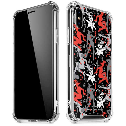 DC Comics Harley Quinn All Over Print iPhone XS Max Clear Case