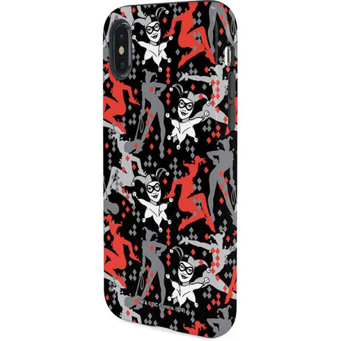 DC Comics Harley Quinn All Over Print iPhone XS Pro Case