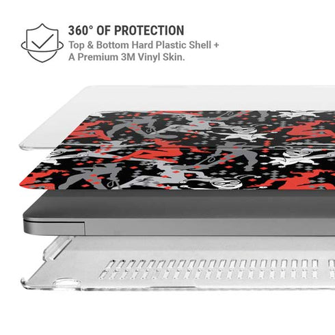 DC Comics Harley Quinn All Over Print MacBook Pro 16in (2021-25) Case plus Skin