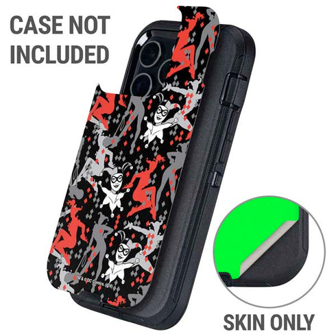 DC Comics Harley Quinn All Over Print Otterbox Defender iPhone Skin