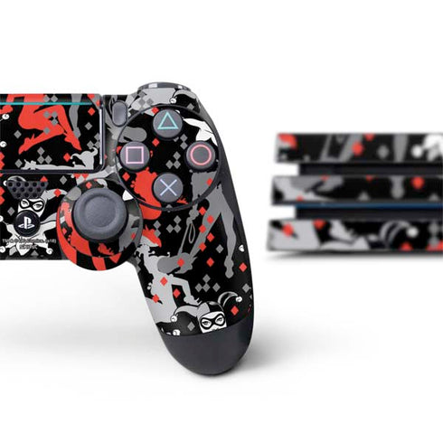 DC Comics Harley Quinn All Over Print PS4 Pro Bundle Skin