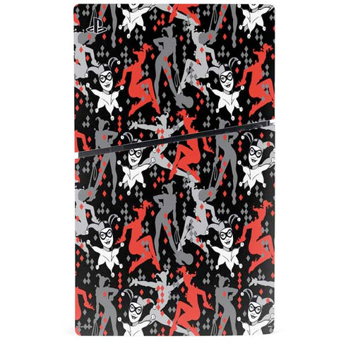 DC Comics Harley Quinn All Over Print PS5 Slim Digital Edition Console Skin