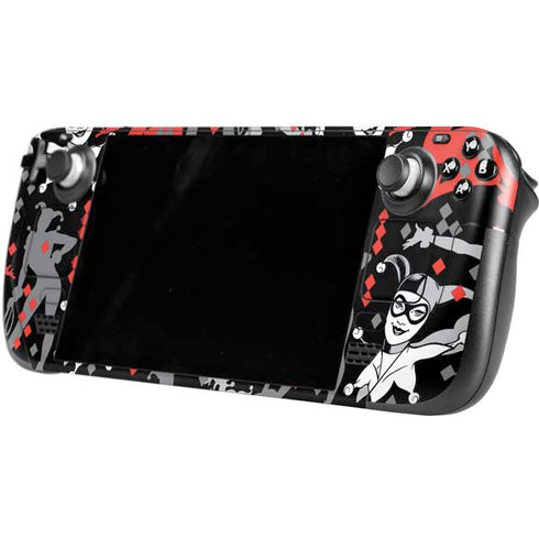 DC Comics Harley Quinn All Over Print Steam Deck Handheld Gaming Computer Skin
