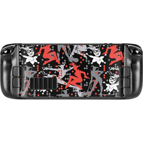 DC Comics Harley Quinn All Over Print Steam Deck Handheld Gaming Computer Skin