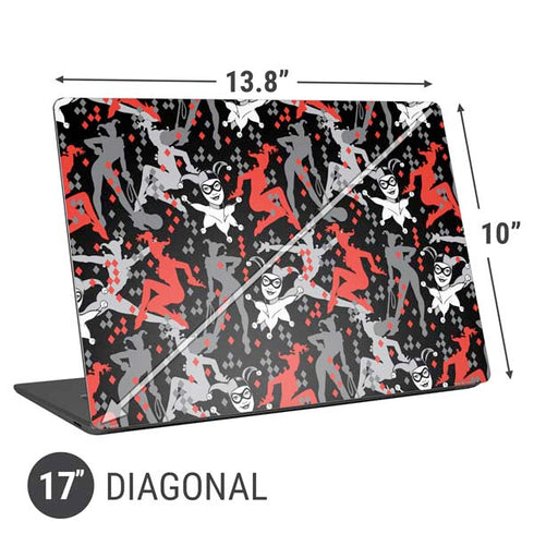 DC Comics Harley Quinn All Over Print Universal Laptop 17in (13.8 x 10in) Skin