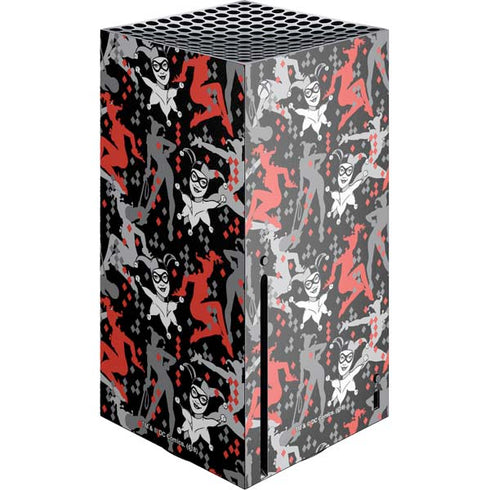DC Comics Harley Quinn All Over Print Xbox Series X Console Skin