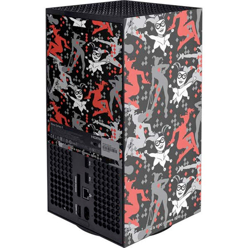 DC Comics Harley Quinn All Over Print Xbox Series X Console Skin