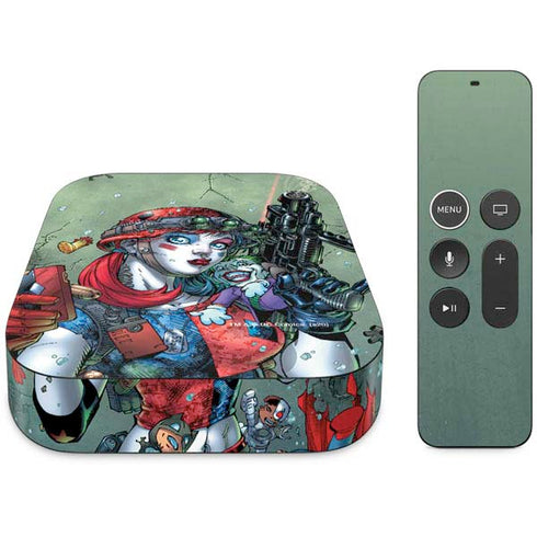 DC Comics Harley Quinn Little Black Book Cover#47 New 52 Art by Jim Lee Apple TV Skin