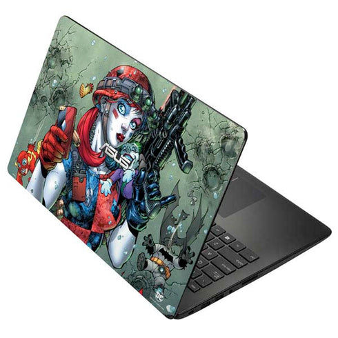 DC Comics Harley Quinn Little Black Book Cover#47 New 52 Art by Jim Lee Asus X502CA 15.6 Skin