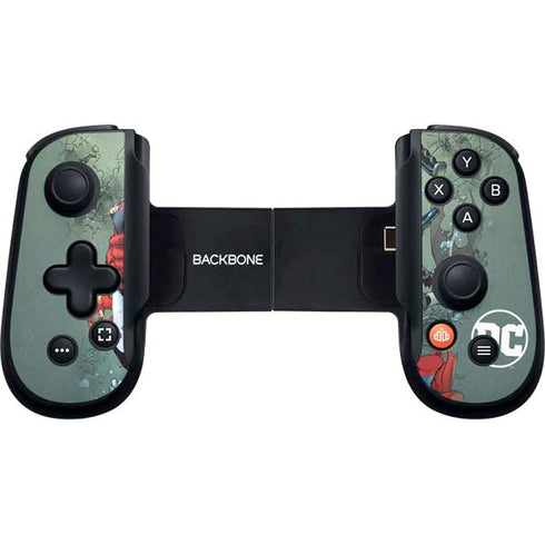 DC Comics Harley Quinn Little Black Book Cover#47 New 52 Art by Jim Lee Backbone One for iPhone Game Controller Skin