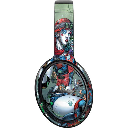 DC Comics Harley Quinn Little Black Book Cover#47 New 52 Art by Jim Lee Bose QuietComfort 35 II Headphones Skin