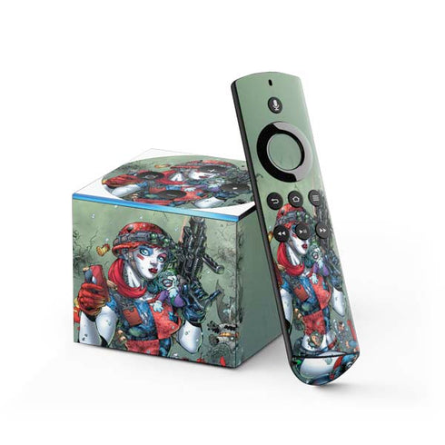 DC Comics Harley Quinn Little Black Book Cover#47 New 52 Art by Jim Lee Fire TV Cube Skin