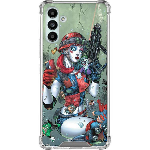 DC Comics Harley Quinn Little Black Book Cover#47 New 52 Art by Jim Lee Galaxy A13 5G Clear Case