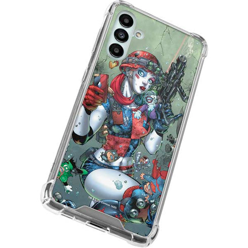 DC Comics Harley Quinn Little Black Book Cover#47 New 52 Art by Jim Lee Galaxy A13 5G Clear Case
