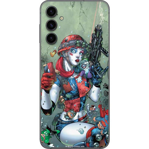 DC Comics Harley Quinn Little Black Book Cover#47 New 52 Art by Jim Lee Galaxy A14 5G Skin