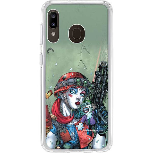 DC Comics Harley Quinn Little Black Book Cover#47 New 52 Art by Jim Lee Galaxy A20 Clear Case