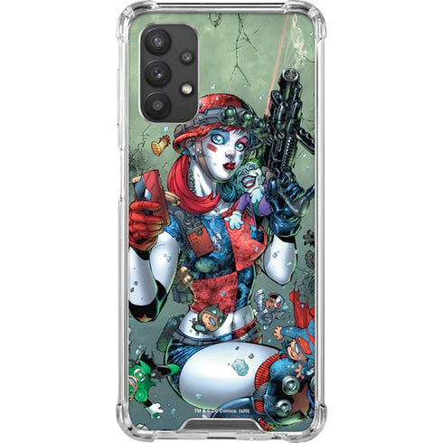 DC Comics Harley Quinn Little Black Book Cover#47 New 52 Art by Jim Lee Galaxy A32 5G Clear Case
