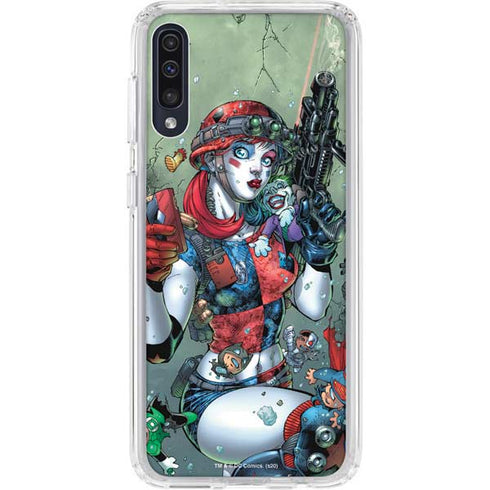 DC Comics Harley Quinn Little Black Book Cover#47 New 52 Art by Jim Lee Galaxy A50 Clear Case