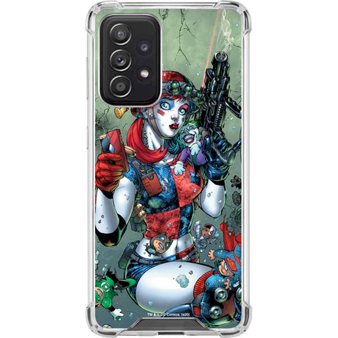 DC Comics Harley Quinn Little Black Book Cover#47 New 52 Art by Jim Lee Galaxy A52 5G Clear Case