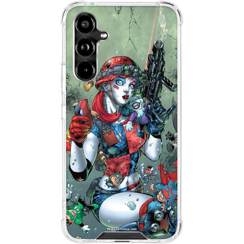 DC Comics Harley Quinn Little Black Book Cover#47 New 52 Art by Jim Lee Galaxy A54 5G Clear Case